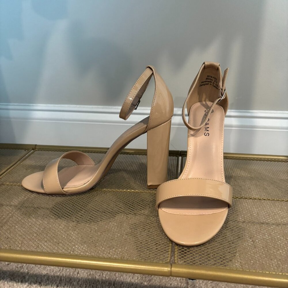 J. ADAMS SHIRLEY ANKLE STRAP HIGH HEELS